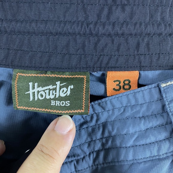 Howler Brothers Horizon Hybrid Shorts Men's Sz 38 Blue Ripstop Outdoors Hiking - Picture 5 of 13